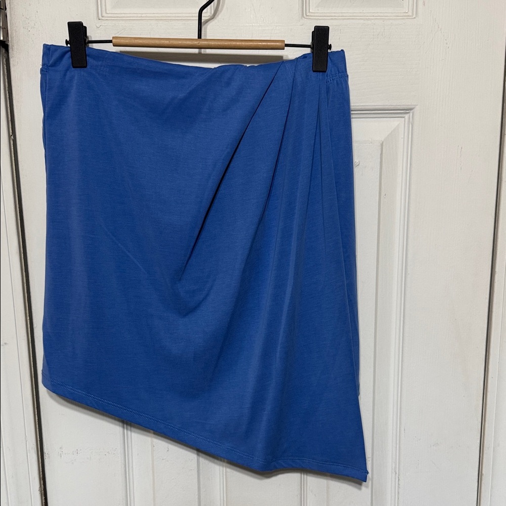 Anthropologie Vibrant Blue Mini Skirt